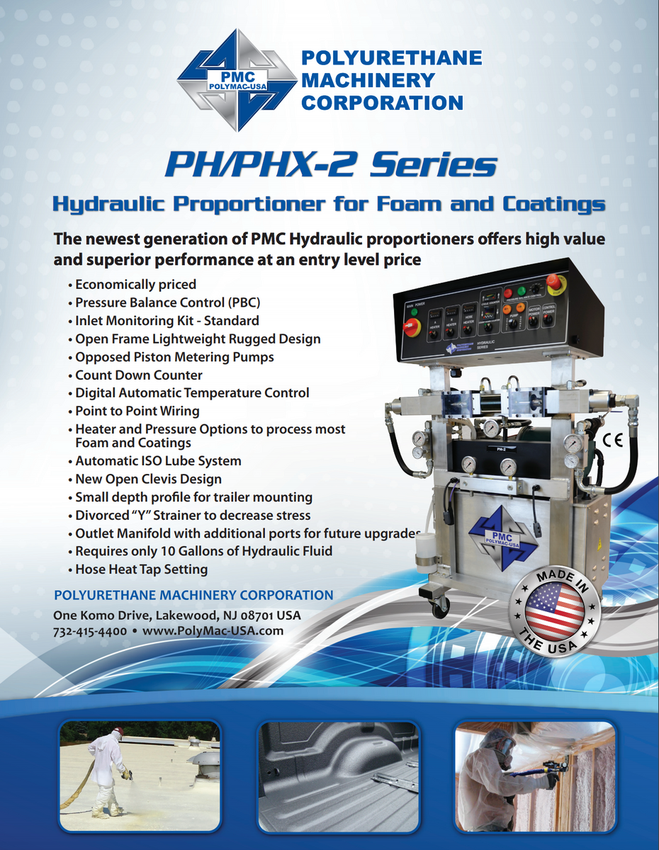 PH2 and PHX2 Proportioner by PMC – SprayWorks Equipment