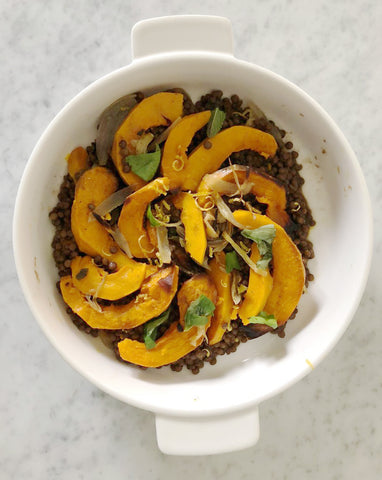 Pumpkin and Lentils