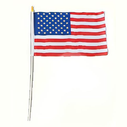 American Flags Medium Size 12 Count Wholesale