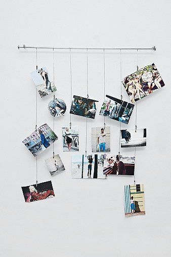 No More Ugly Blog | Hang your photos with a bar and clip