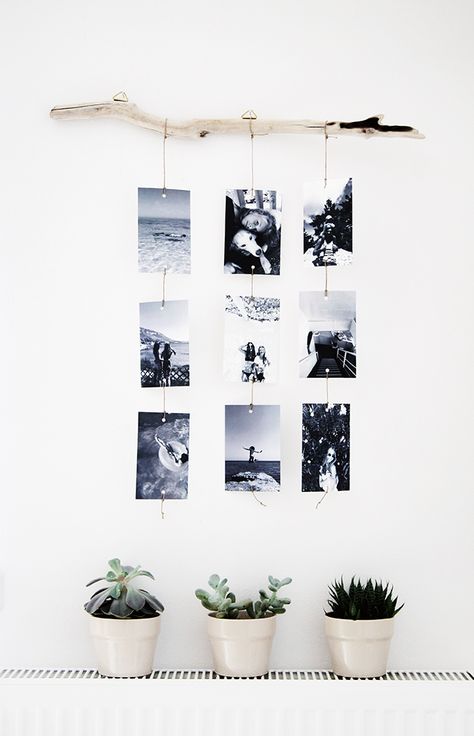 No More Ugly Blog | Hang your photos with a bar and clip