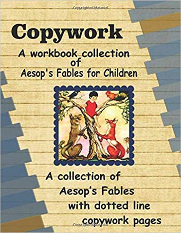 Aesop's fables copywork book