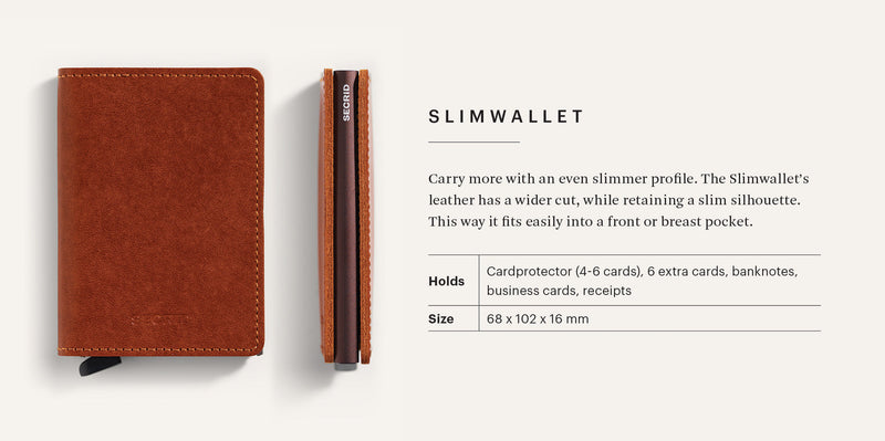 SECRID premium slim wallet emboss lines