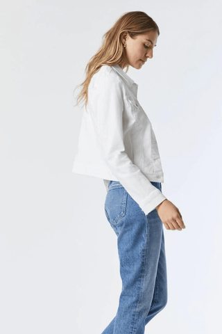 Mavi White Denim Jacket