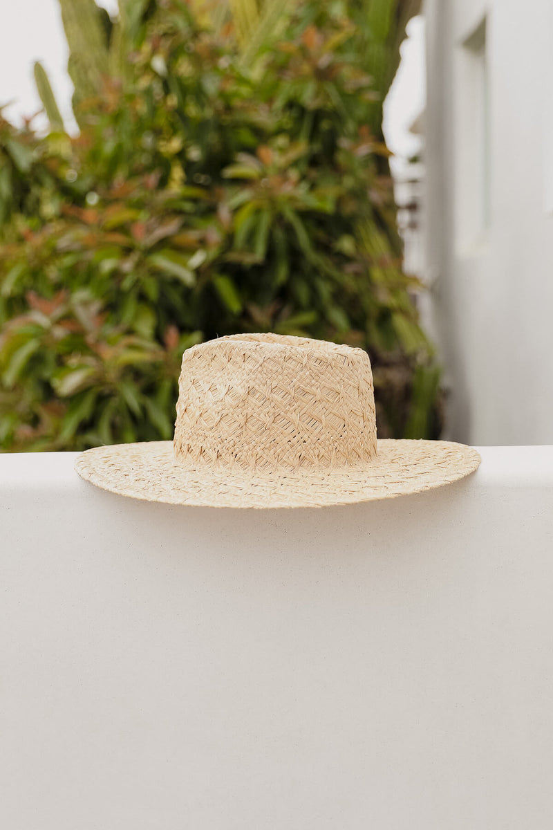 wyeth suki straw hat natural