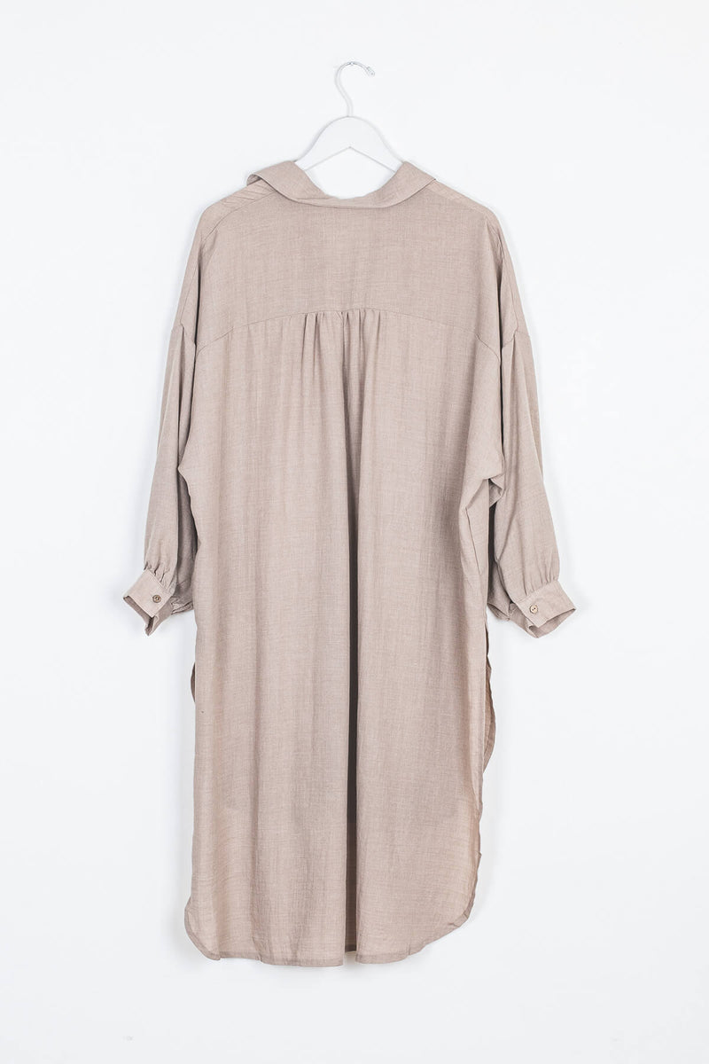 Oversized Shirt Dress