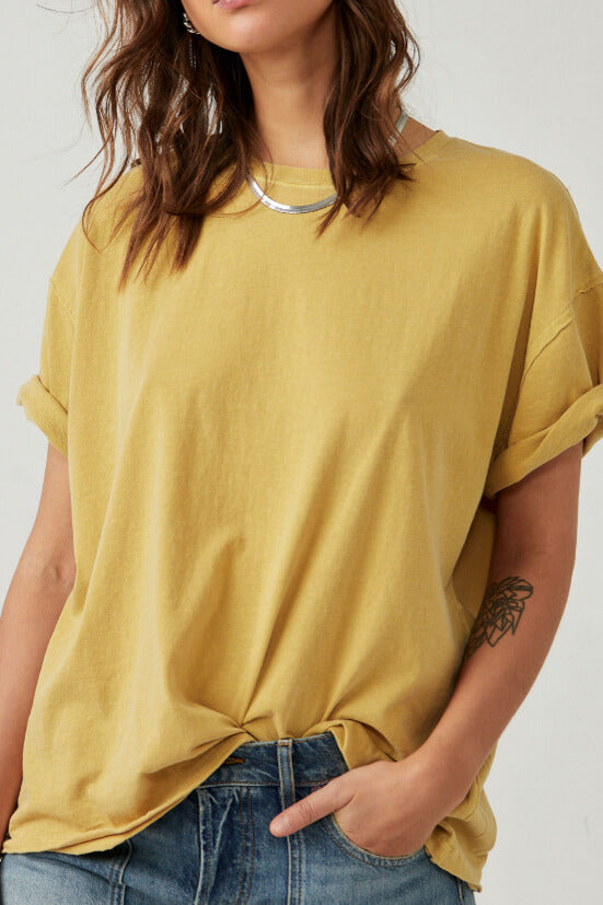 Free People Nina Tee Bitter Oil