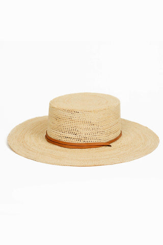 Straw Boater Hat