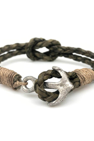 mens anchor bracelet
