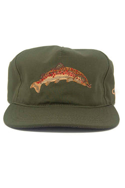 brown trout mens hat