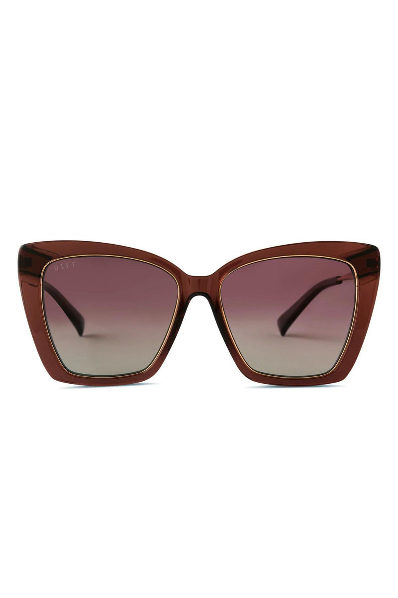 Women's amber gradient sunglasses by diff eyewear | Kariella