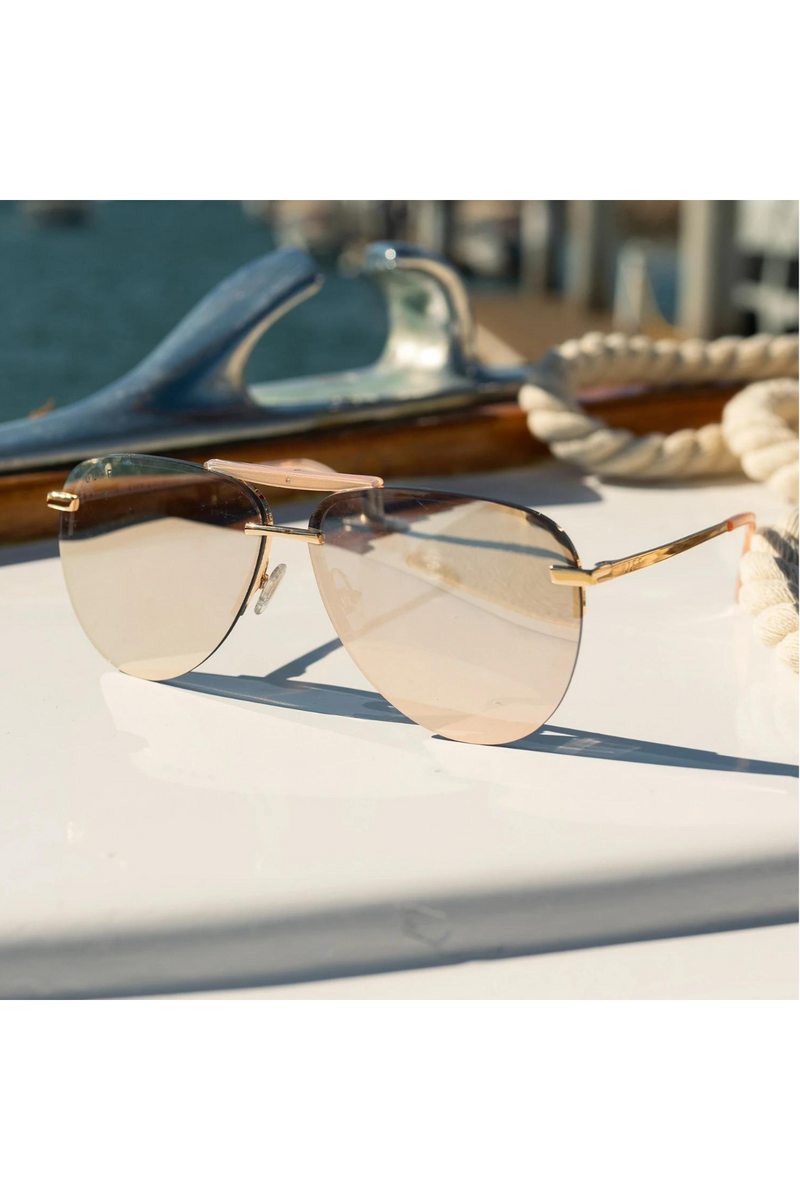 Gold Tahoe Sunglasses | Kariella