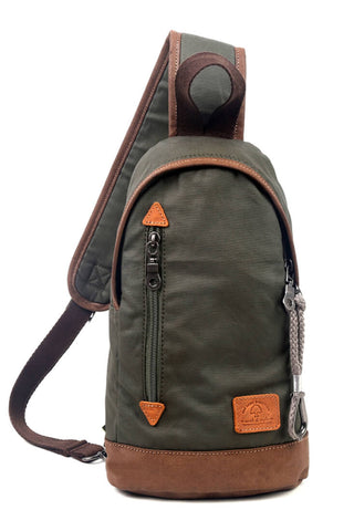 TSD Brand Urban Coated Canvas Unisex Sling Bag