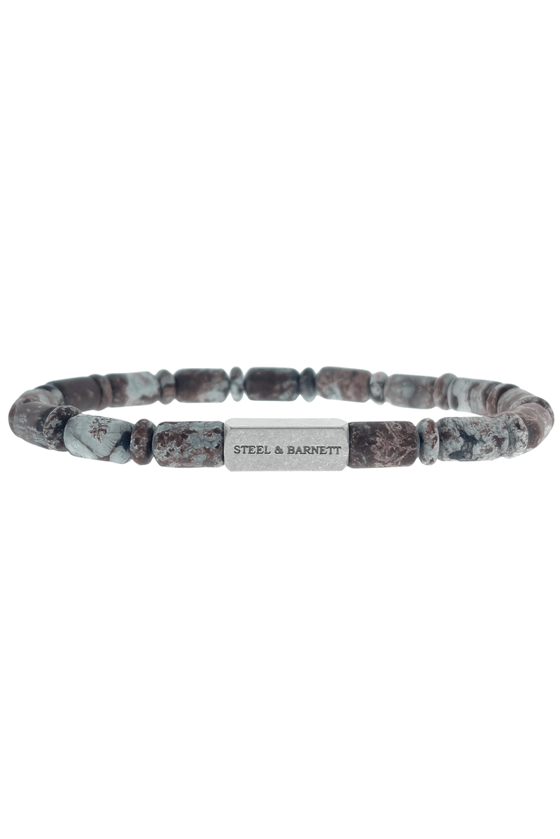 Steel & Barnett Mens Stones Colorful Bracelet