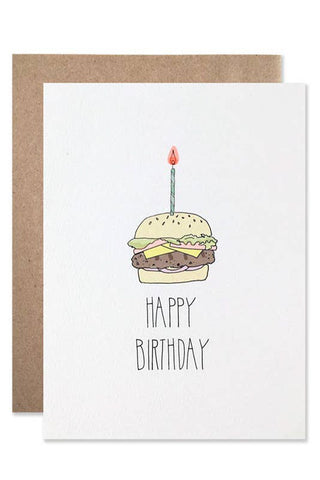 Birthday Burger Card