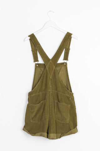 Corduroy shortalls