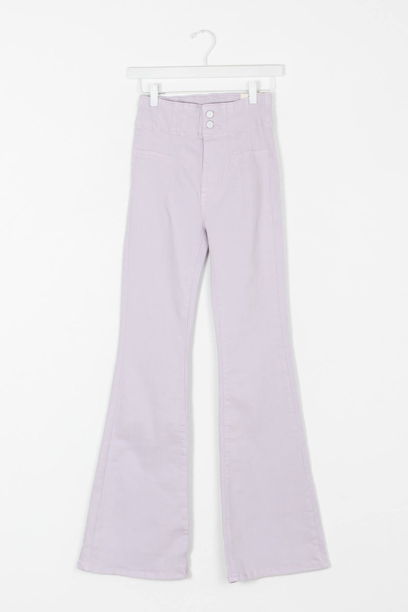 lavender flare jean