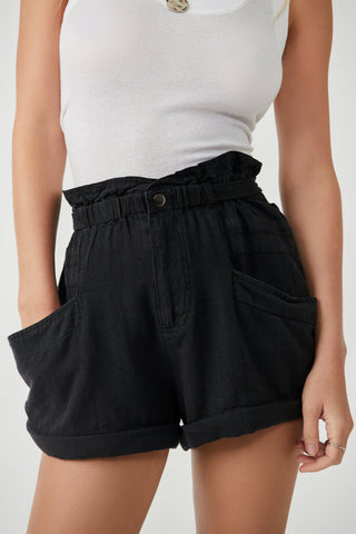 free people topanga cuff short black