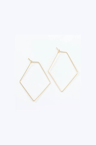 Diamond Hoop Earrings - Kariella