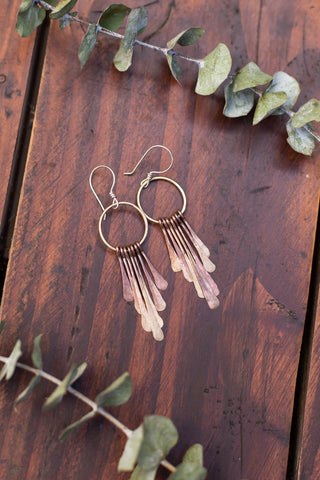 Small Fringe Earrings - Kariella