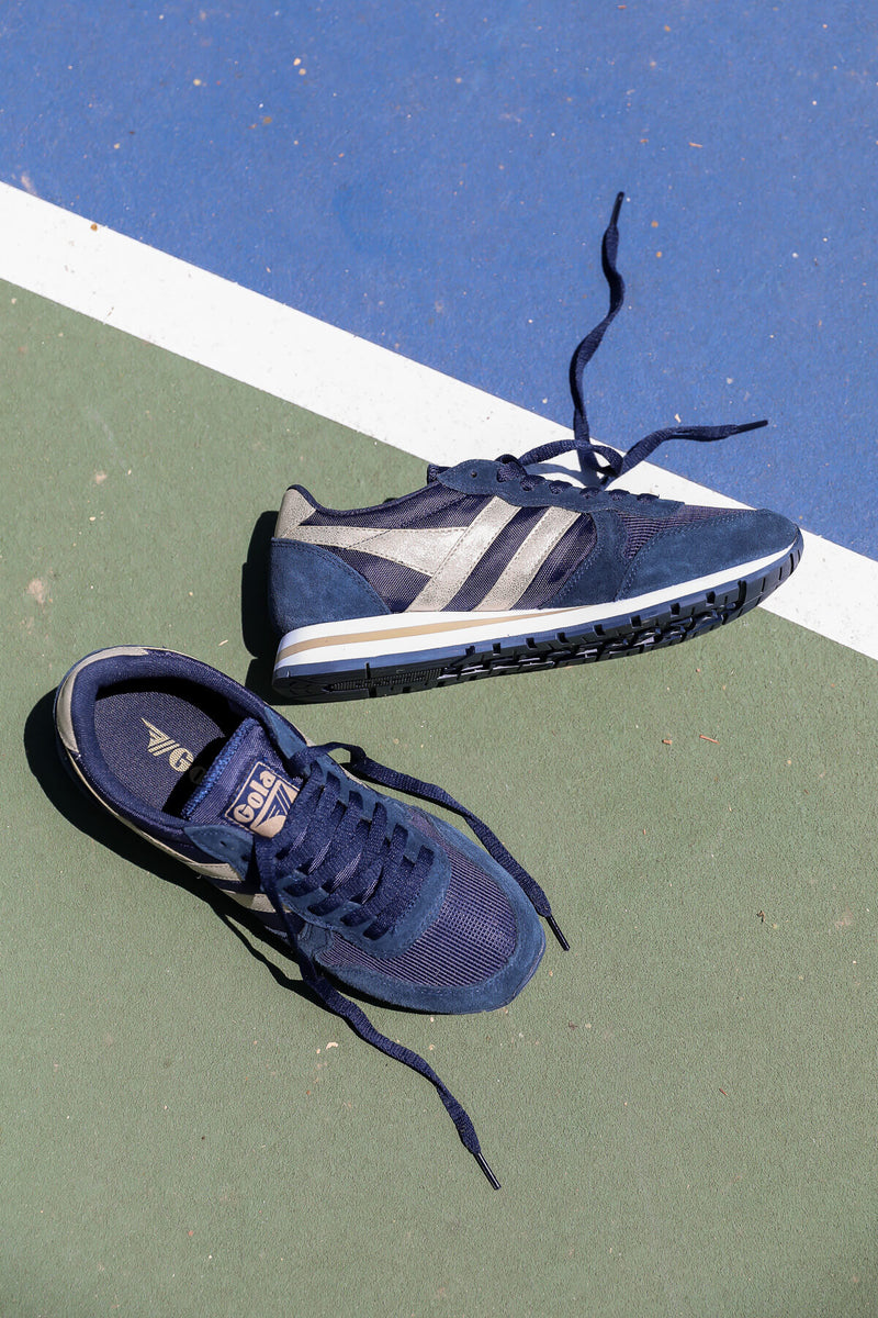 Women's navy blue tennis shoes | Kariella