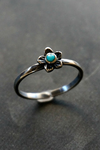 Plumeria Turquoise Ring - Kariella