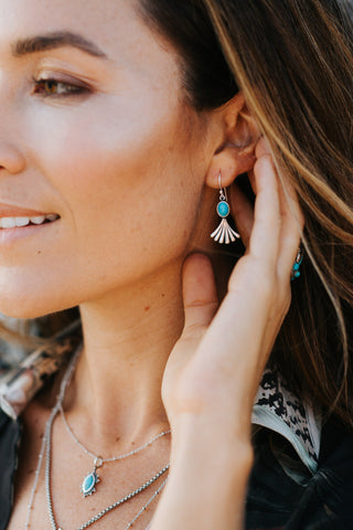 Prayer Turquoise Earrings - Kariella