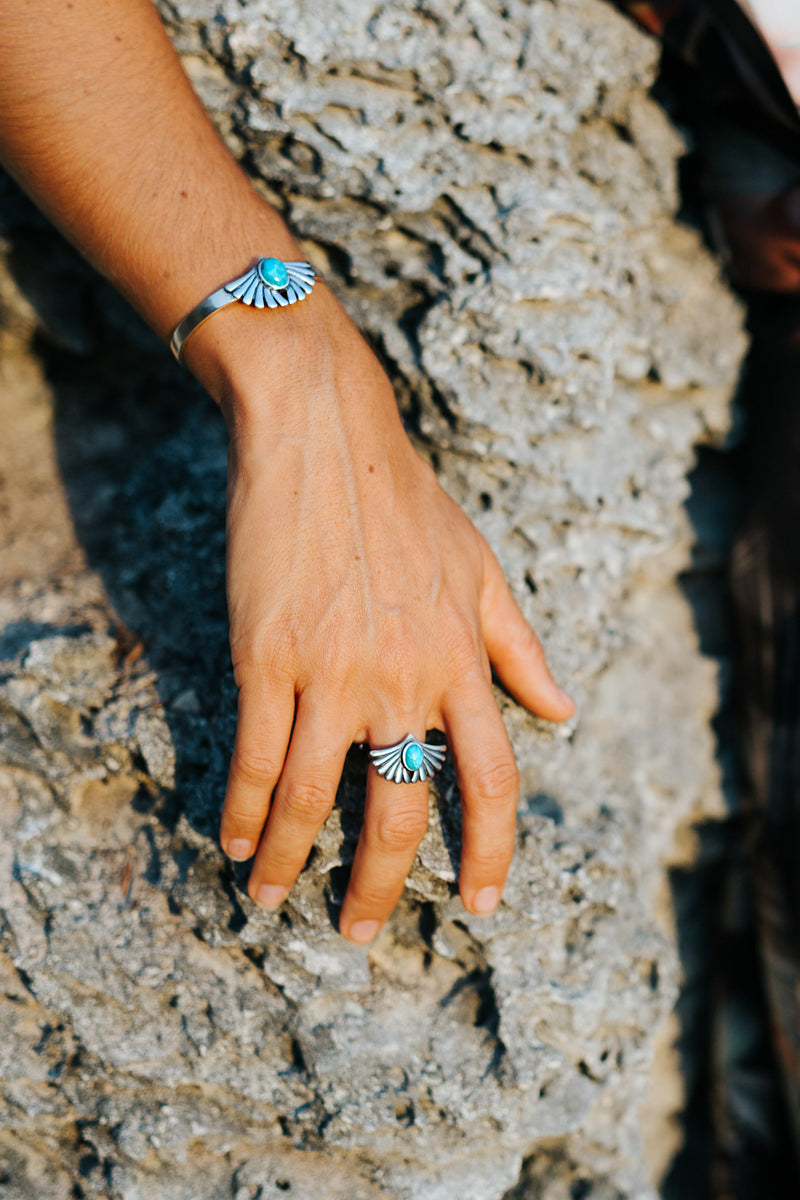 Prayer Turquoise Ring - Kariella