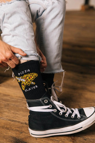 pyknic pizza slayer socks