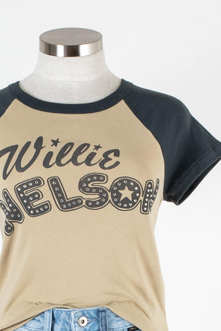 Women's Willie Nelson graphic band tee | Kariella