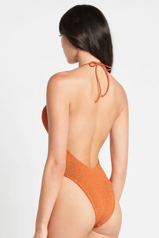 bisou one piece burnt orange