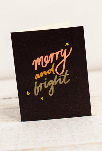 Merry + Bright Card - Kariella