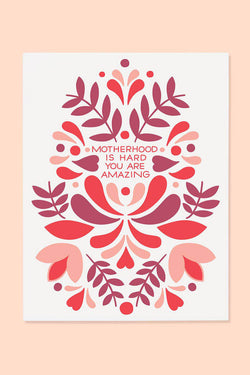 motherhood greeting card