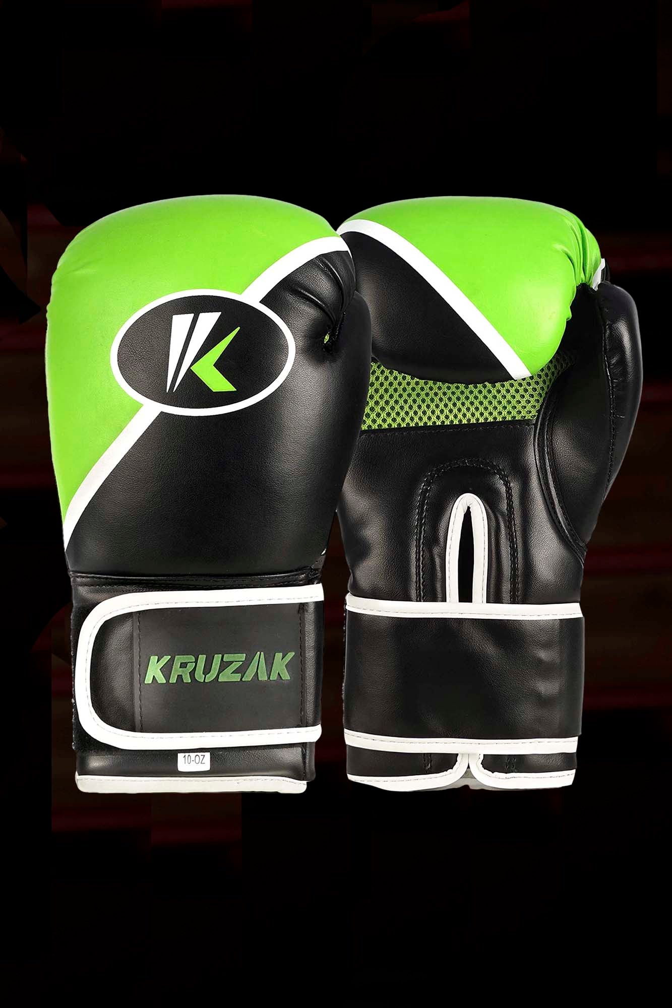 Conserveermiddel Voorzichtig Vervloekt Premium Black-Green Training Gloves & Focus Mitts Set for Boxing, Muay –  Kruzak