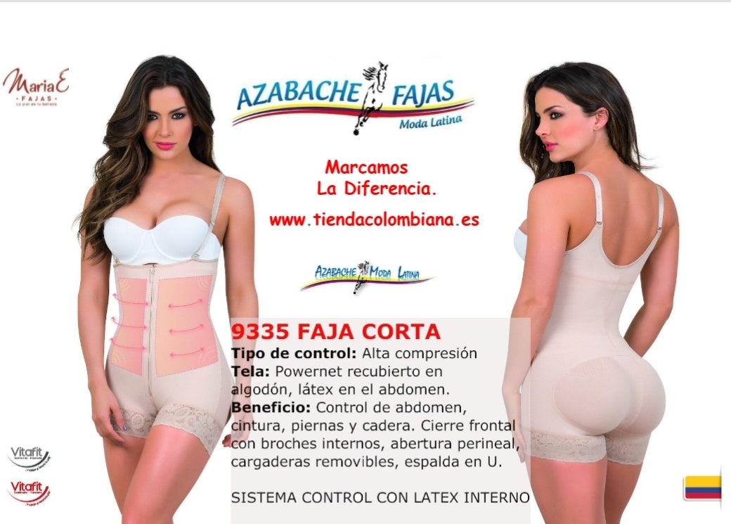 barrer muñeca Original Faja Short Ref 9335 – Azabache moda latina