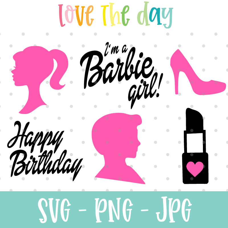 Barbie SVG File Bundles – Love The Day Printable Library