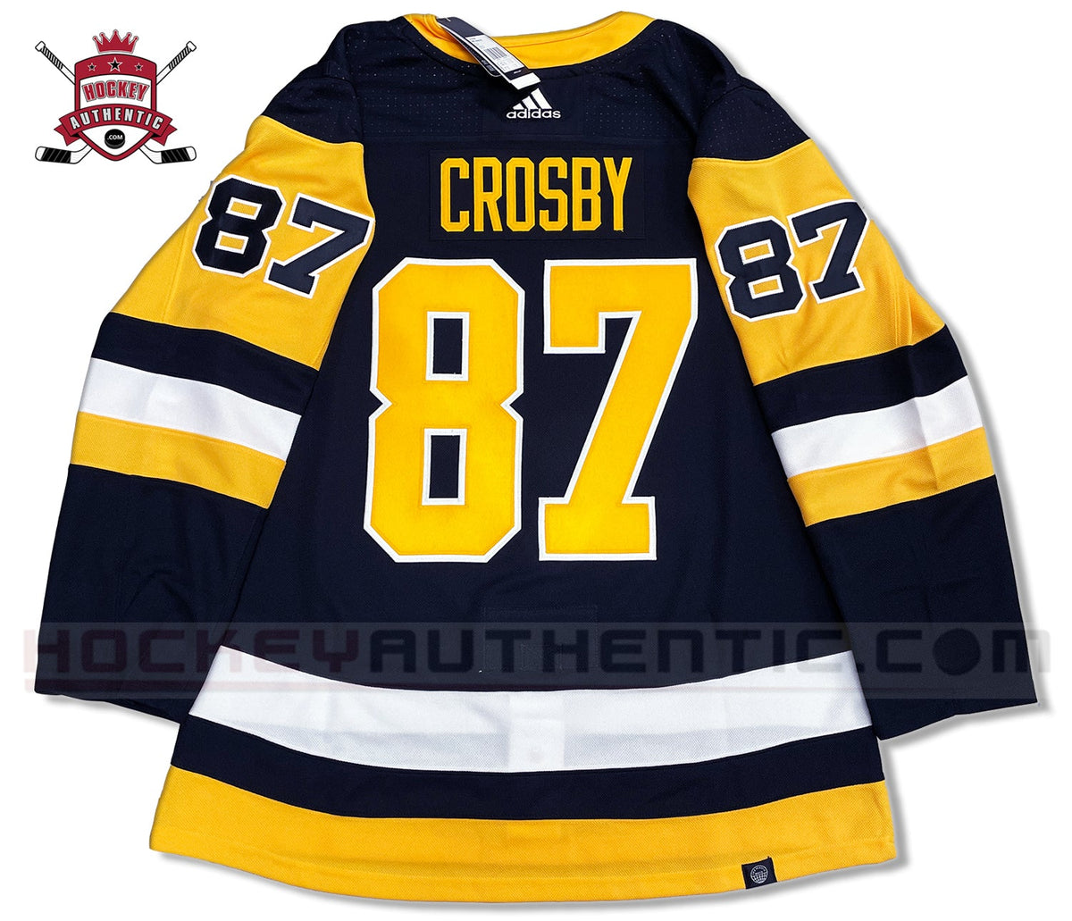 Men's adidas Sidney Crosby White Pittsburgh Penguins Away Captain Patch  Primegreen Authentic Pro Player Jersey