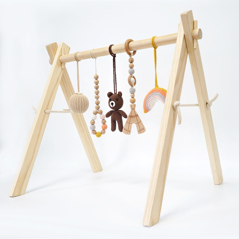 wooden play gym afterpay