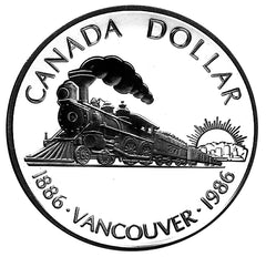 1986 Canada Silver Dollar Train