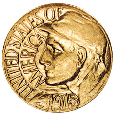 1915_S $1.00 Panama_Pacific Commemorative Gold Coin