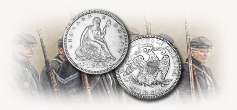 Seated Liberty Quarters