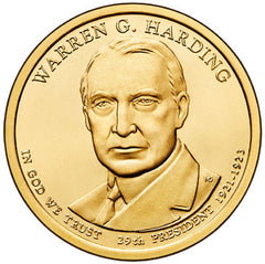 Warren Harding Presidential Dollar