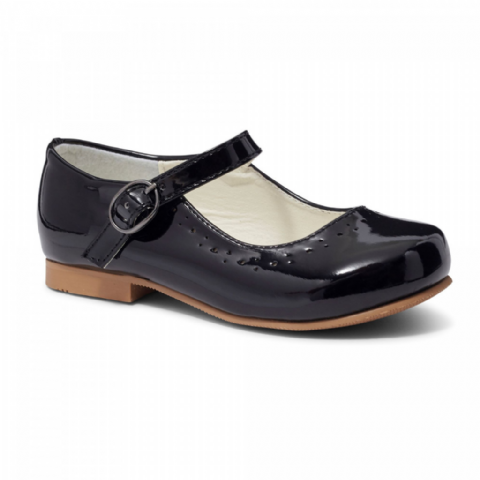 Abbey Black Hard Sole Shoes – The Pud Store