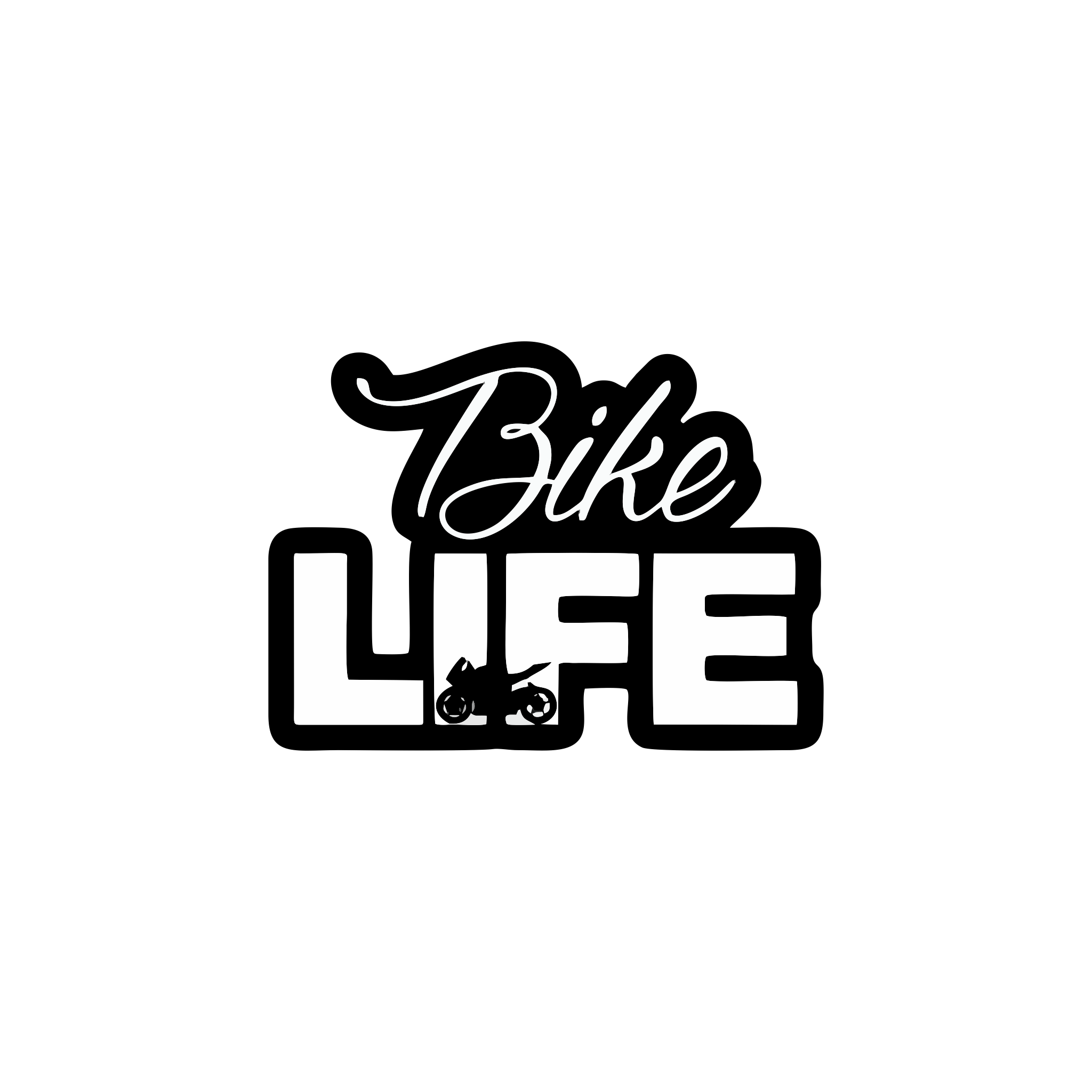 Bike life logo street style Photographic Print by comores22