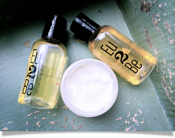 Photo by Ginger & Aloe for their natural skincare review of Eu2Be