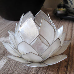 Capiz Shell Tealight Candle Holder