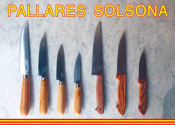 Pallares Solsona Catalonian Spanish Wood Handle Knives