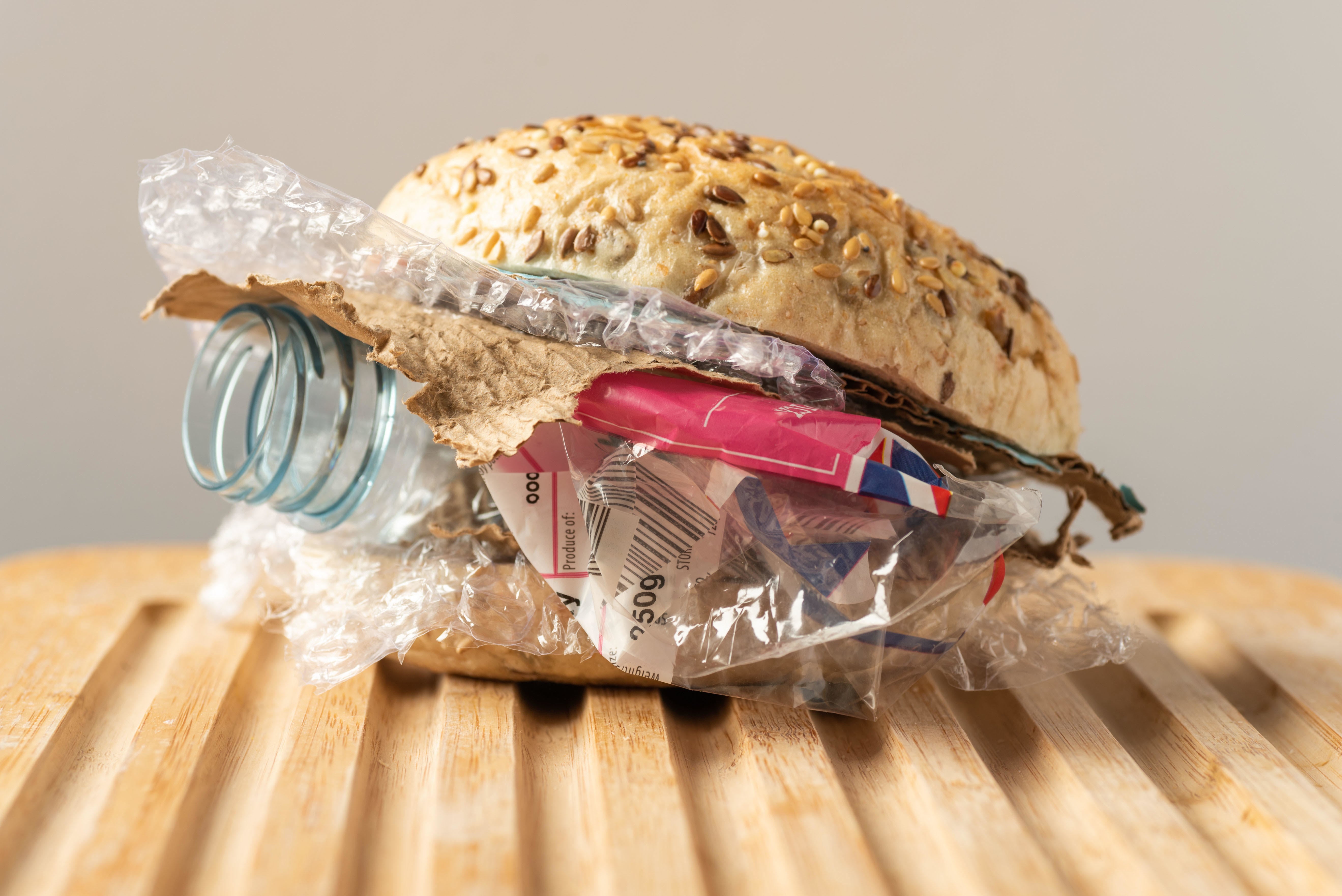 plastic food packaging sandwich