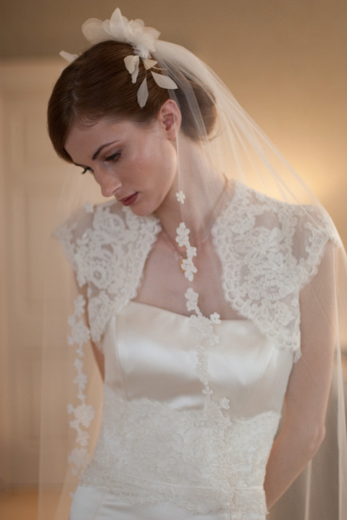 Ashley Gown with Courtney Lace Bolero