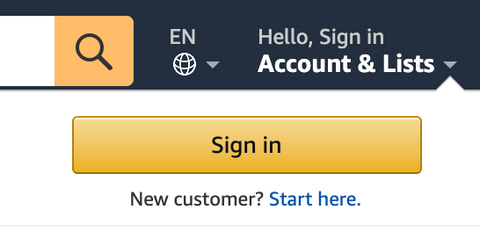 Amazon Sign In